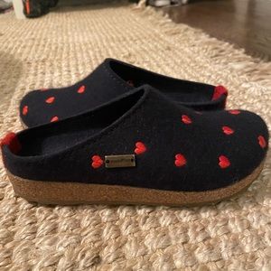 Haflinger cuoricini clogs size 37 - only worn once